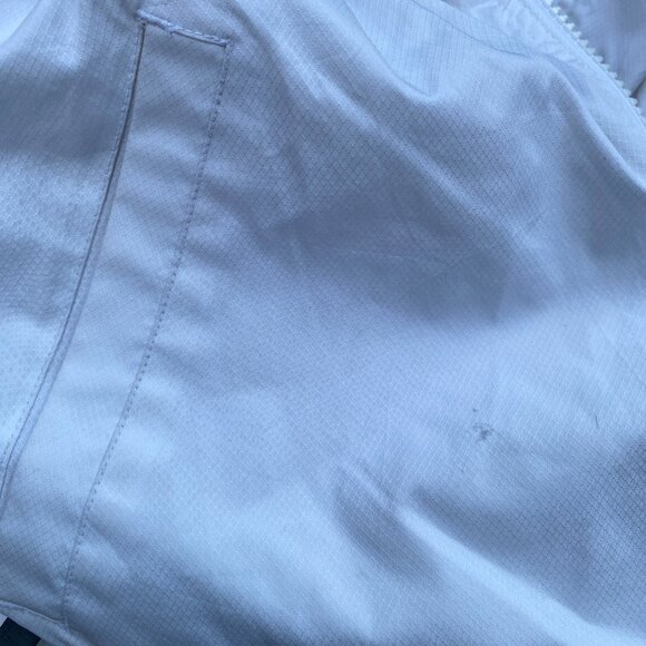 Fila White & Gray Colorblock Windbreaker Jacket | Women’s Small - Picture 12 of 13